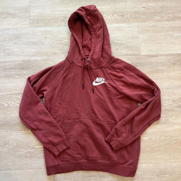 Nike Sweatshirt Hoodie Red Women's-Size S - Picture 1 of 6